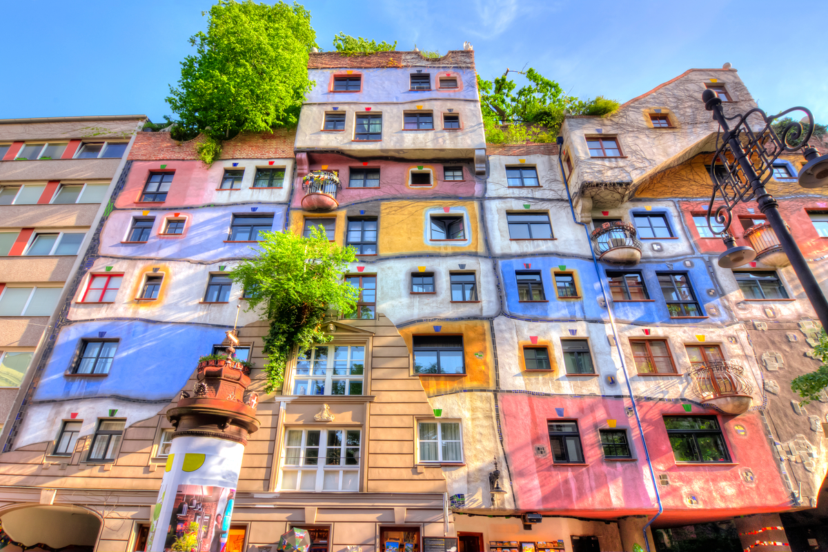 Hundertwasser,House,In,Vienna,,Austria